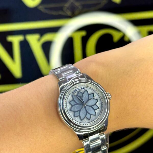 Reloj Invicta Wildflower para mujer plateado 35 mm cuarzo original Ecuador