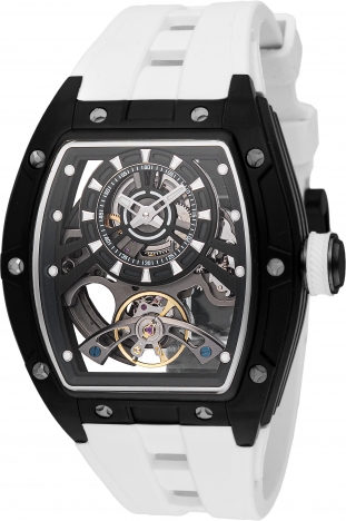 Reloj Invicta S1 Rally para hombre 44 mm automático blanco y negro original Ecuador