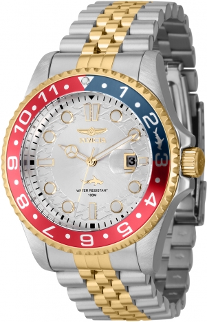 Reloj Invicta Pro Diver Exclusive Hombre 43 mm Cuarzo Dorado y Plateado | Original Ecuador