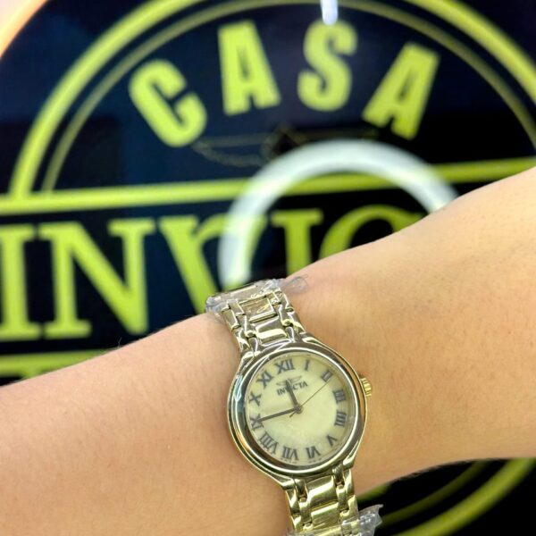 Reloj Invicta Wildflower mujer oro rosa cuarzo original Ecuador