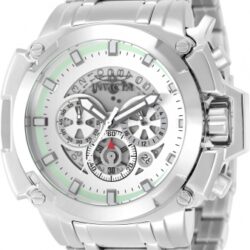 Reloj Invicta Coalition Forces 49772 para hombre de 60 mm en acero inoxidable con esfera plateada.