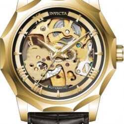 Reloj Invicta Objet D'Art Automático para Hombre 42 mm con correa de cuero negro modelo 69125.