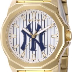 Reloj Invicta Speedway New York Edition 49861 dorado para hombre con esfera plateada