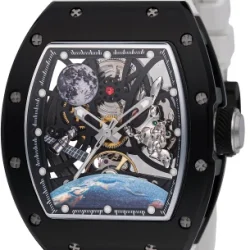 Reloj Invicta S1 Rally Interstellar 49010 para hombre de 41 mm con correa blanca y esfera negra.