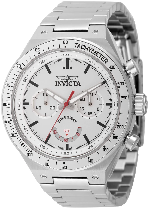 Reloj Invicta Speedway hombre plata acero 44 mm