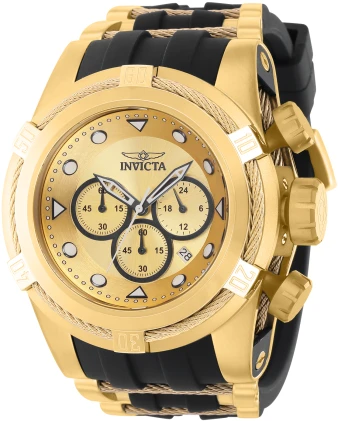 Reloj Invicta Bolt Zeus 37195 para hombre de 53 mm en dorado y negro.